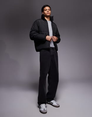 Adpt Padded Puffer Jacket In Black