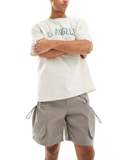 ADPT - Pantaloncini cargo tecnici beige