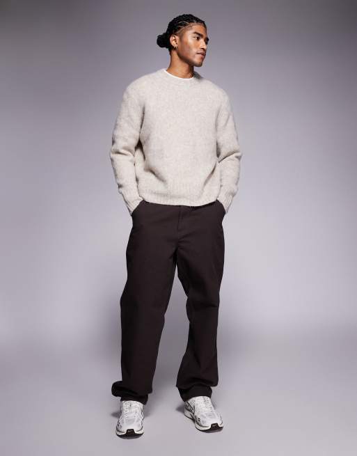 ADPT - Pull en maille duveteuse - Gris clair, 2 de 5