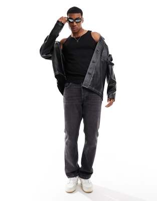 ADPT ADPT ribbed vest in black