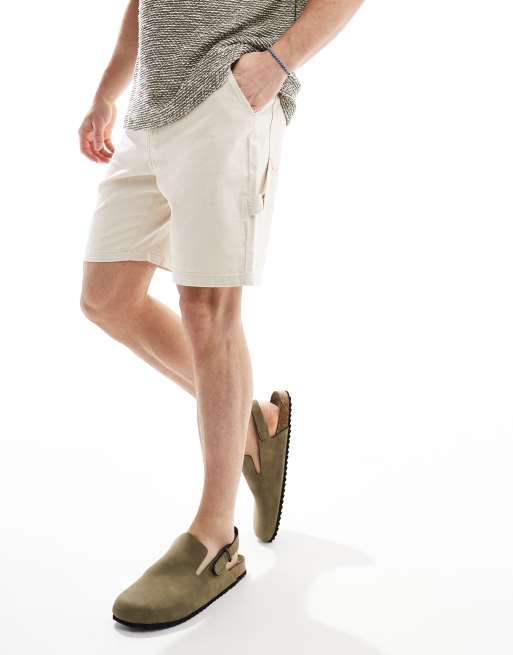 ADPT - Short ample style charpentier - Écru