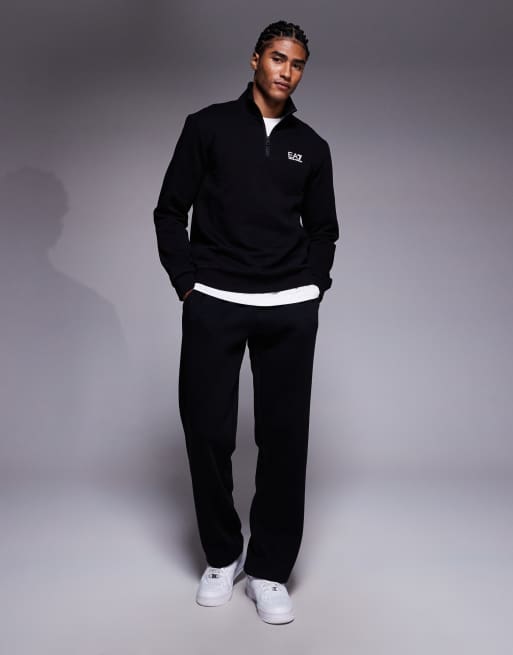 ADPT straight leg sweatpants in black
