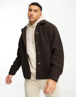 Manteau Femme En Laine Imitation Peau De Mouton – Coupe Courte Boutonnée – Chaud Et Décontracté Pour Automne-hiver 2025 - 9