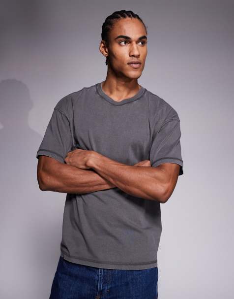 ADPT - T-shirt oversize - Gris délavé - view 1