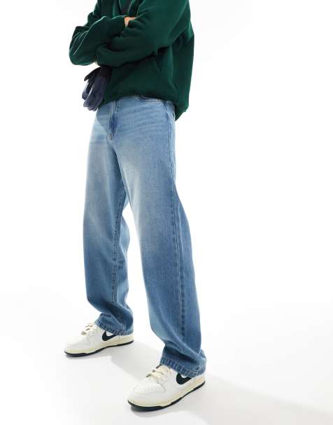 ADPT – Weit geschnittene Jeans in hellblauer Waschung - view 1