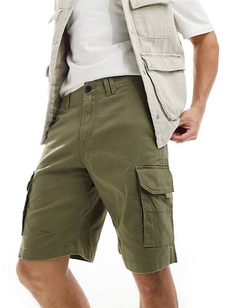 Men's Cargo Shorts, Black, Khaki & Camp Cargo Shorts