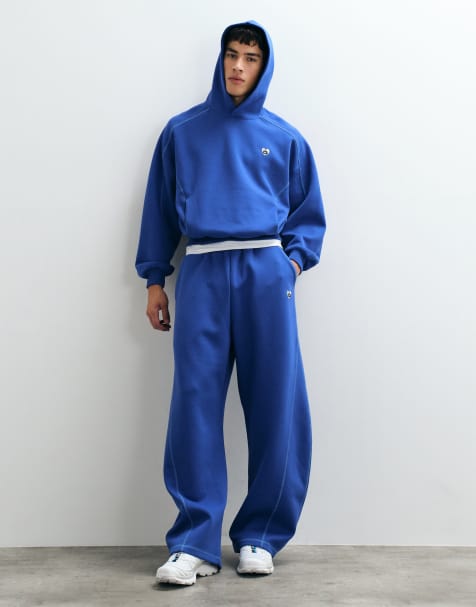 Aelfric Eden cloud collection hoodie and jogger set in blue - view 1