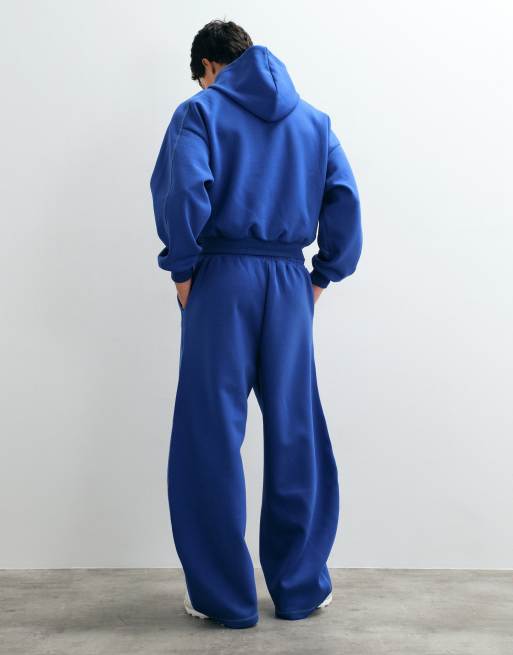 Aelfric Eden cloud collection hoodie and jogger set in blue, 3 of 9