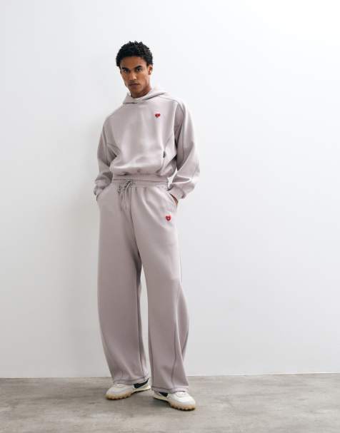 Aelfric Eden cloud collection hoodie and jogger set in grey - view 1