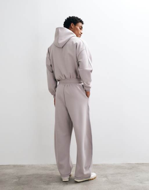 Aelfric Eden cloud collection hoodie and jogger set in grey, 5 of 5
