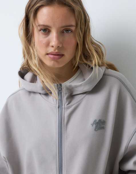 Aelfric Eden cloud zip up hoodie and jogger set in gray - view 1