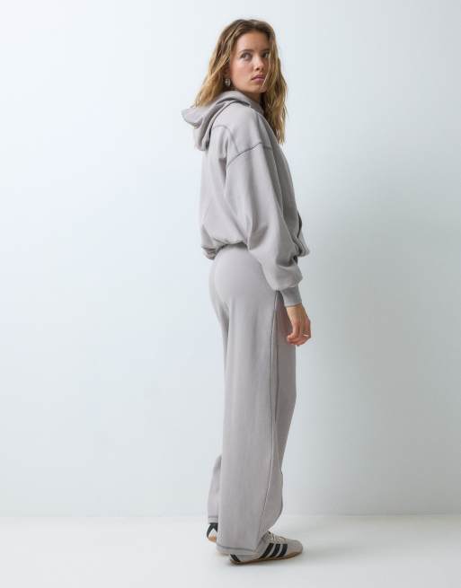 Aelfric Eden cloud zip up hoodie and jogger set in gray, 4 of 5