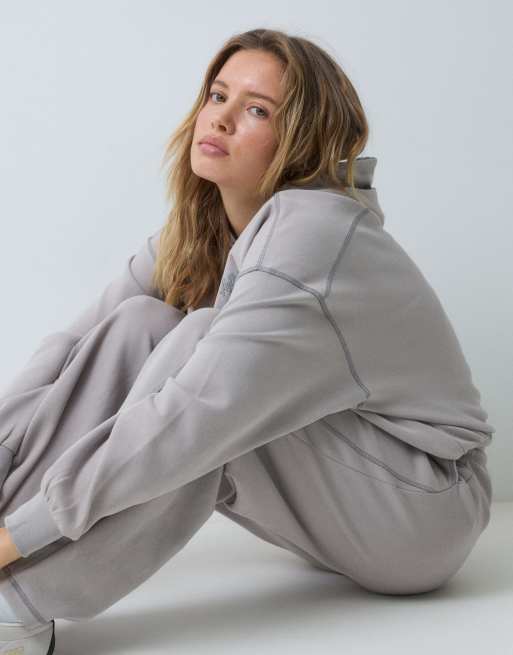 Aelfric Eden cloud zip up hoodie and jogger set in gray, 5 of 5