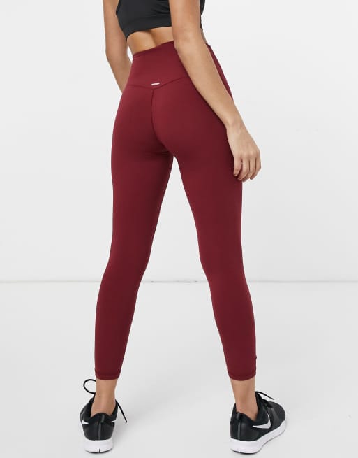 Aerie maroon leggings sale