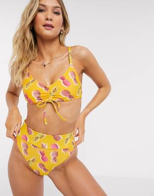 yellow bathing suit bottoms