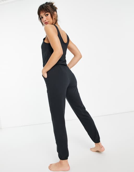 Aerie lounge jumpsuit in black