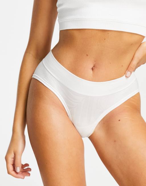 Aerie - Naadloze boybrief met tailleband in wit