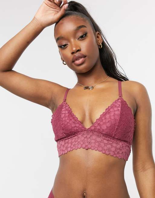 Padded lace bralette