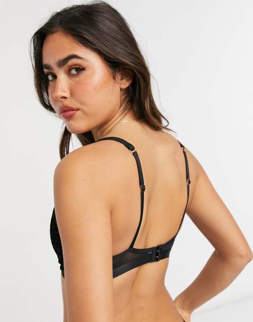 Aerie - Reggiseno confortevole nero leopardato, 2 di 4