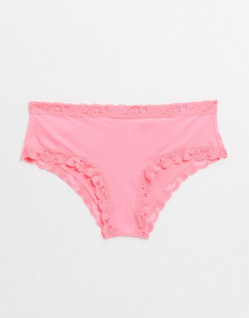 Aerie sunny cheeky brief in pink