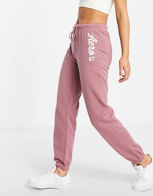 Aeropostale – Aero 1987 NY – Jogginghose in wehmütigem Malve, Kombiteil, 4 von 4