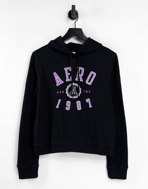 Aeropostale purple outlet hoodie