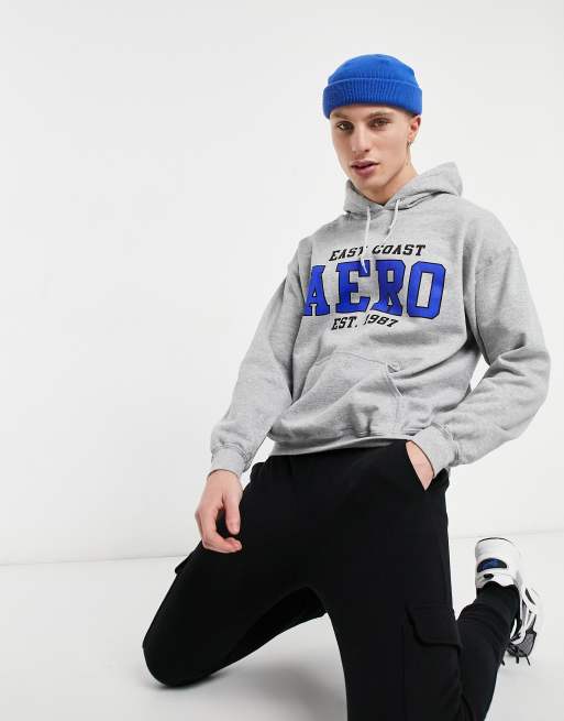 Grey hot sale aeropostale hoodie