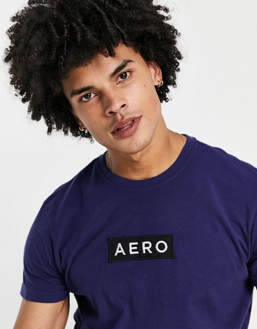 Aeropostale Mens' Large 87 Logo Graphic Tee - Blue - Size S - Cotton - Teen Fashion & Clothing - Shop Holiday Gifts and Styles