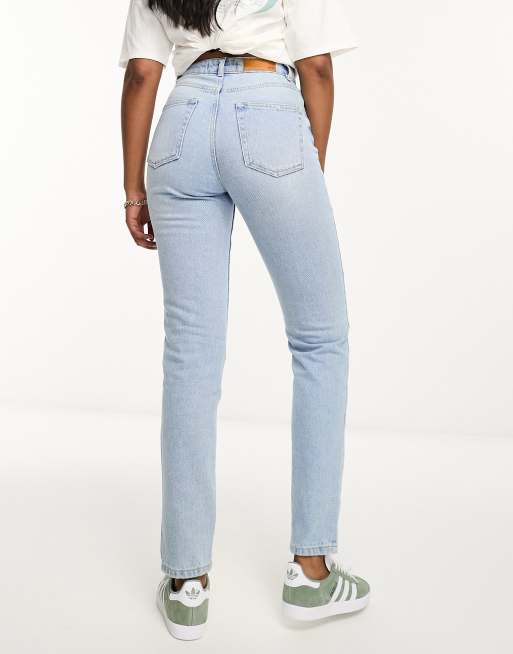 Aeropostale high rise mom jeans in light blue