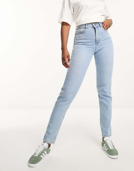 Aeropostale high rise mom jeans in light blue