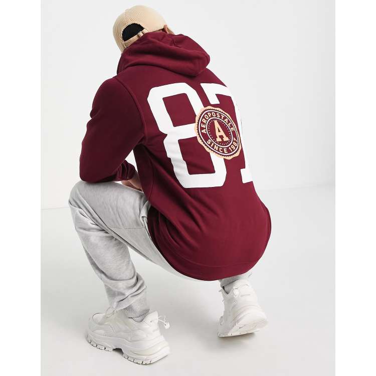 Aeropostale 2025 maroon hoodie