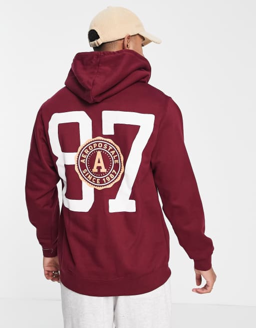 Aeropostale 2024 maroon hoodie