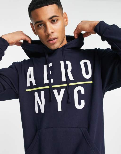 Aeropostale hoodie in navy ASOS