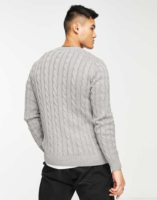 Aeropostale knit sweater in gray