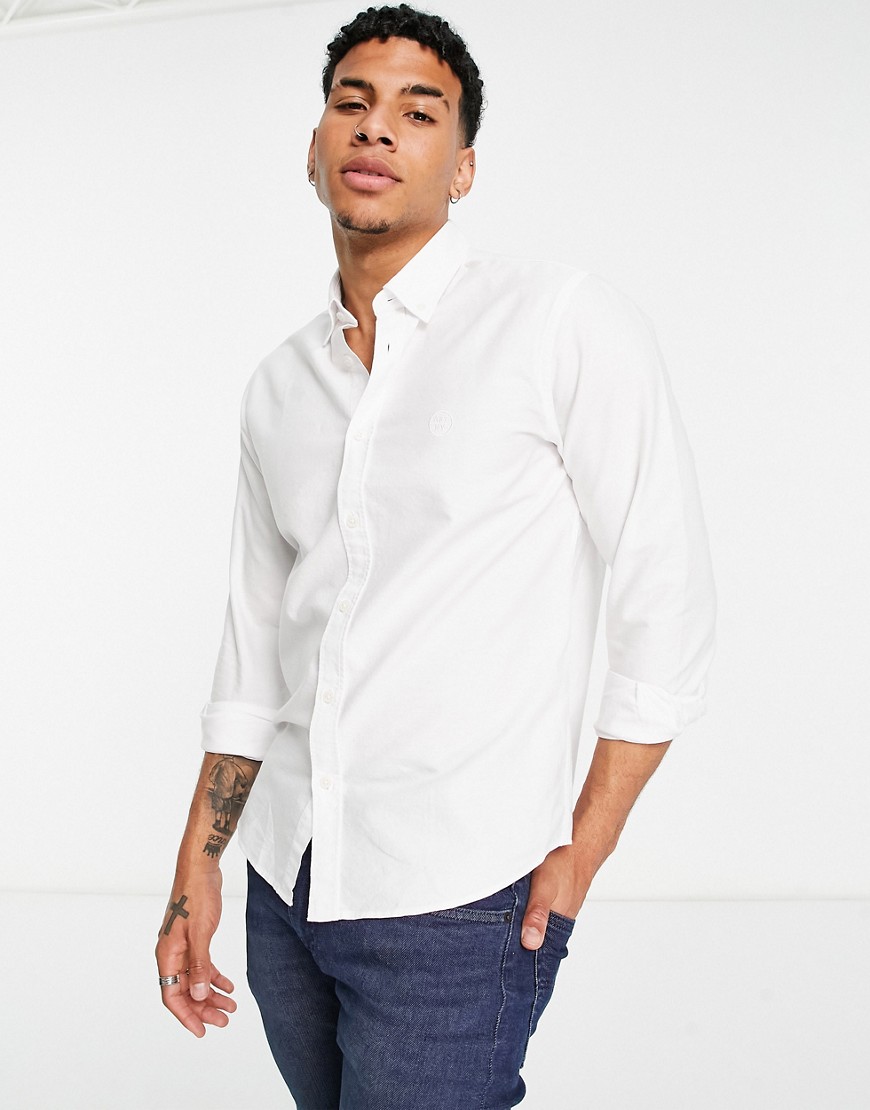 Oxford long sleeve shirt-White