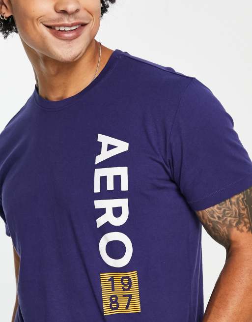 printed side logo in navy ASOS