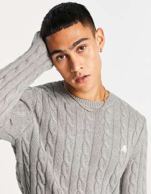 Pull Aeropostale Homme – Gris Et Bleu Marine – Taille L – Neuf Avec Cadeaux Gratuits