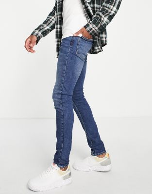 Aéropostale Skinny Jeans In Dark Blue