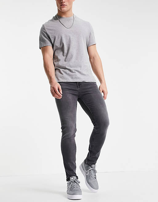 Aeropostale super skinny fit jeans in grey wash