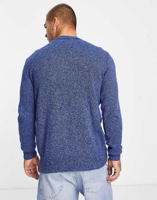 Aeropostale sweater in navy with front logo ASOS