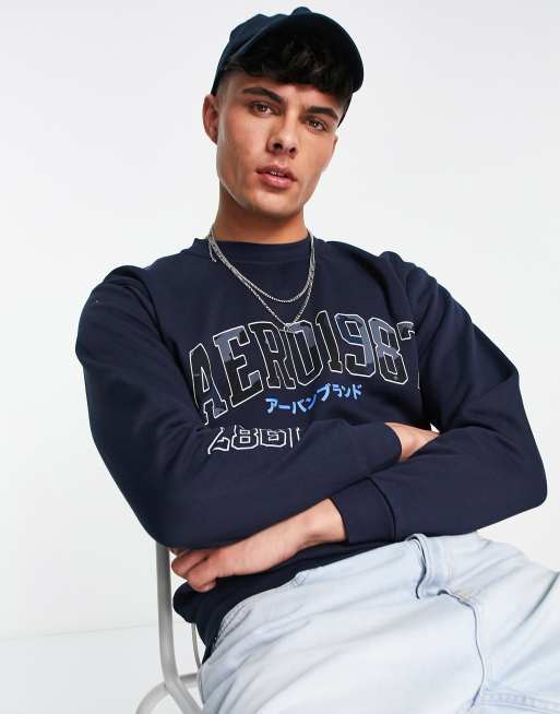 Aeropostale sweatshirt in navy