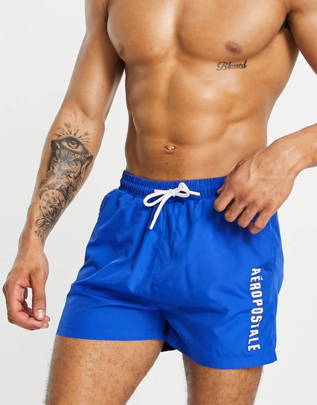 Aeropostale swim shorts in bright blue