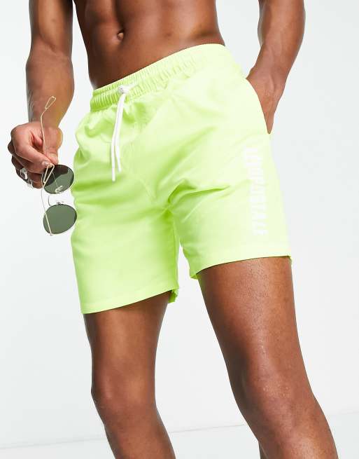 Aeropostale swim shorts in bright green