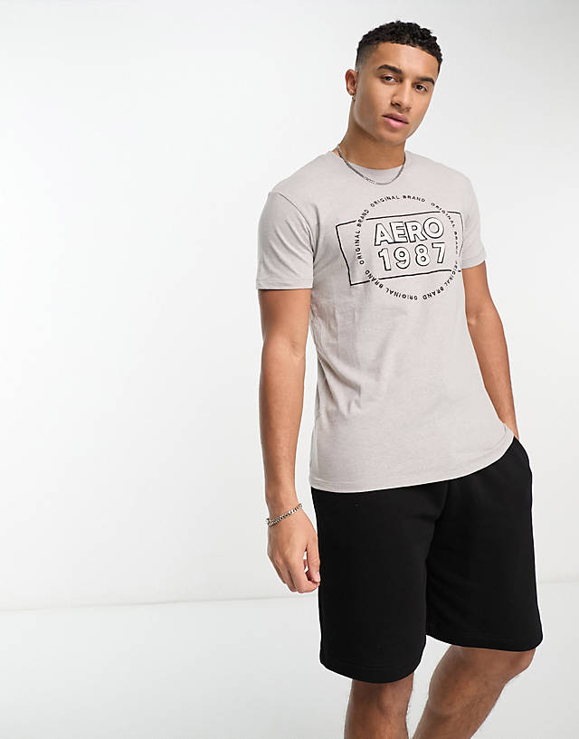 Aeropostale - t-shirt in grey