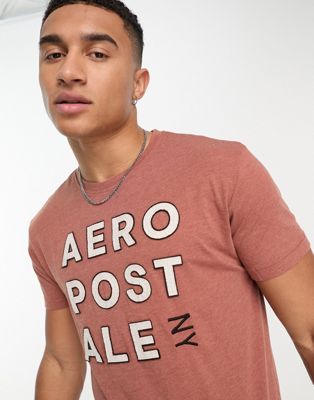 Aeropostale t-shirt in rust