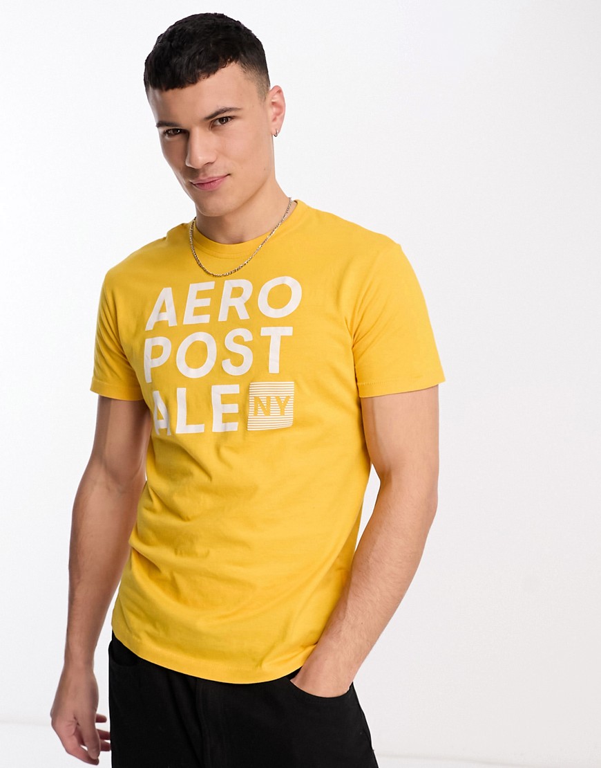 Aeropostale t-shirt in yellow