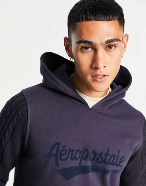 Aeropostle – Granatowa bluza z kapturem