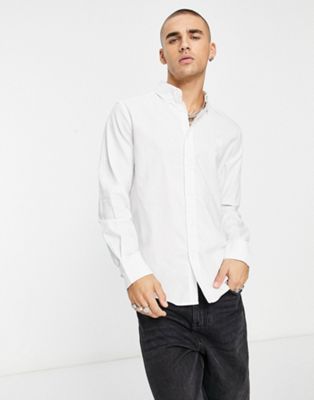 Aeropostle plain shirt in white - ASOS Price Checker