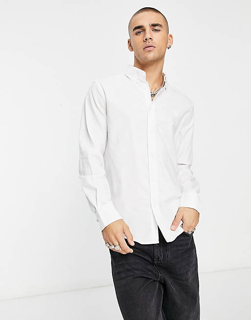 Aeropostle plain shirt in white | ASOS