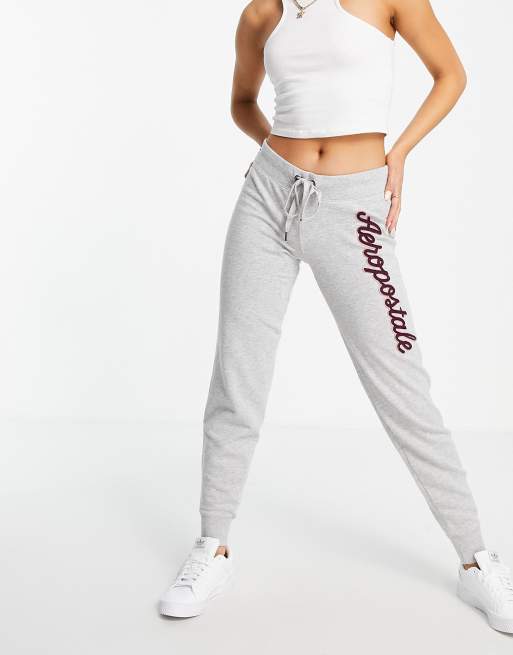 Aeroppostale - Aero Est - Joggingbroek in gemêleerd lichtgrijs, deel van co-ord set